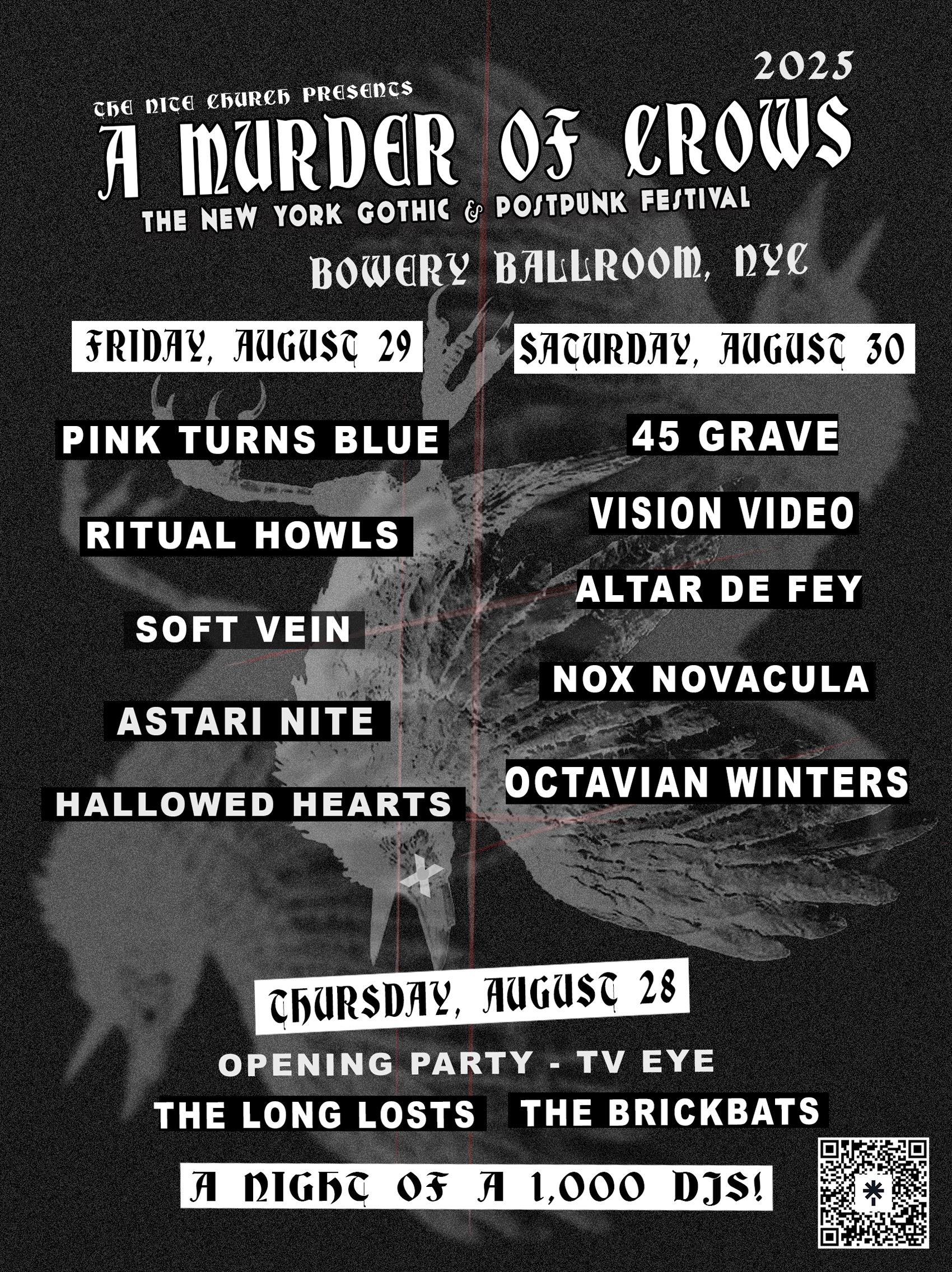 A Murder of Crows 2025 (2-Day Pass) | Event Image