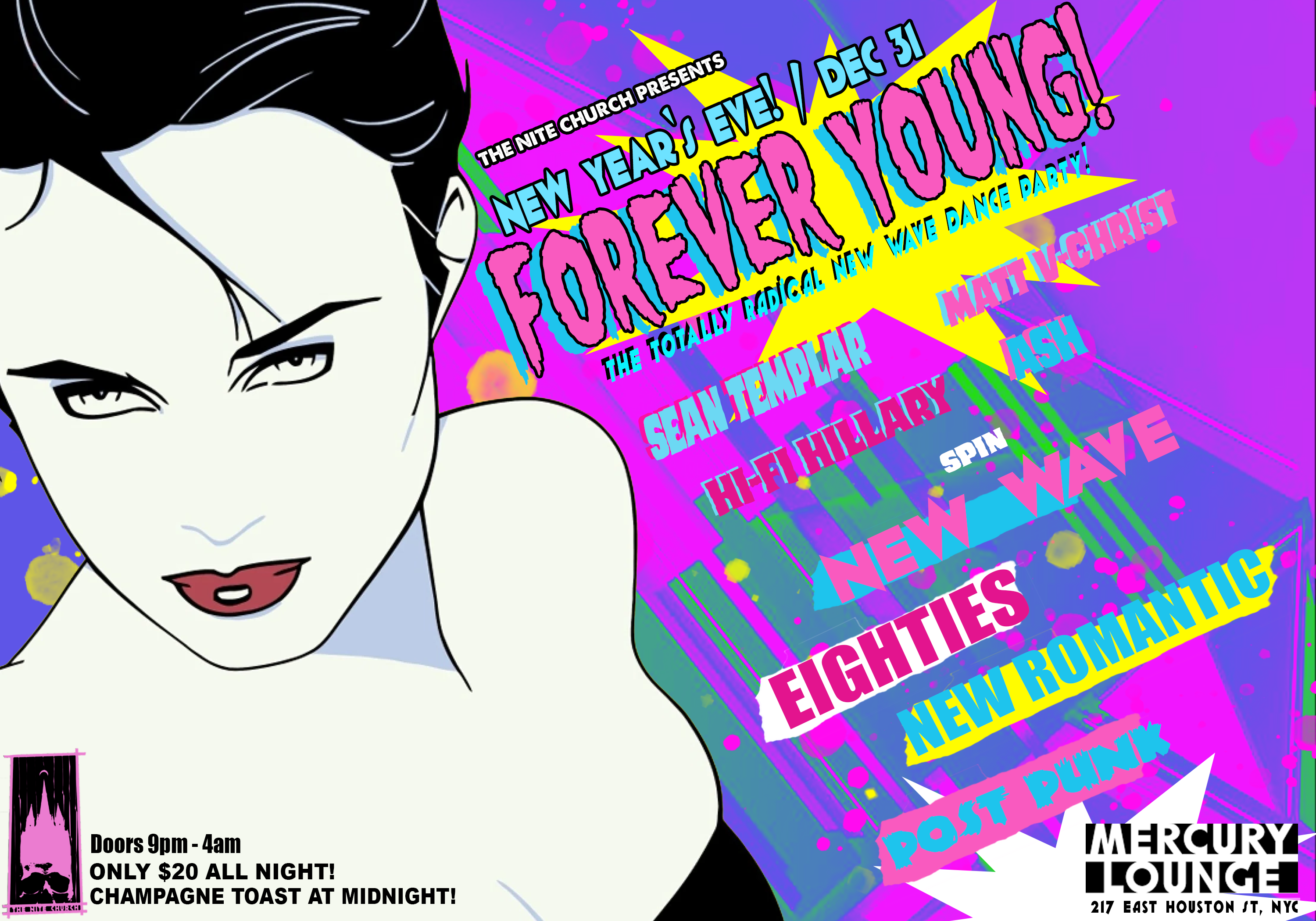 Forever Young : The New Year’s Eve / New Wave Dance Party! | Event Image