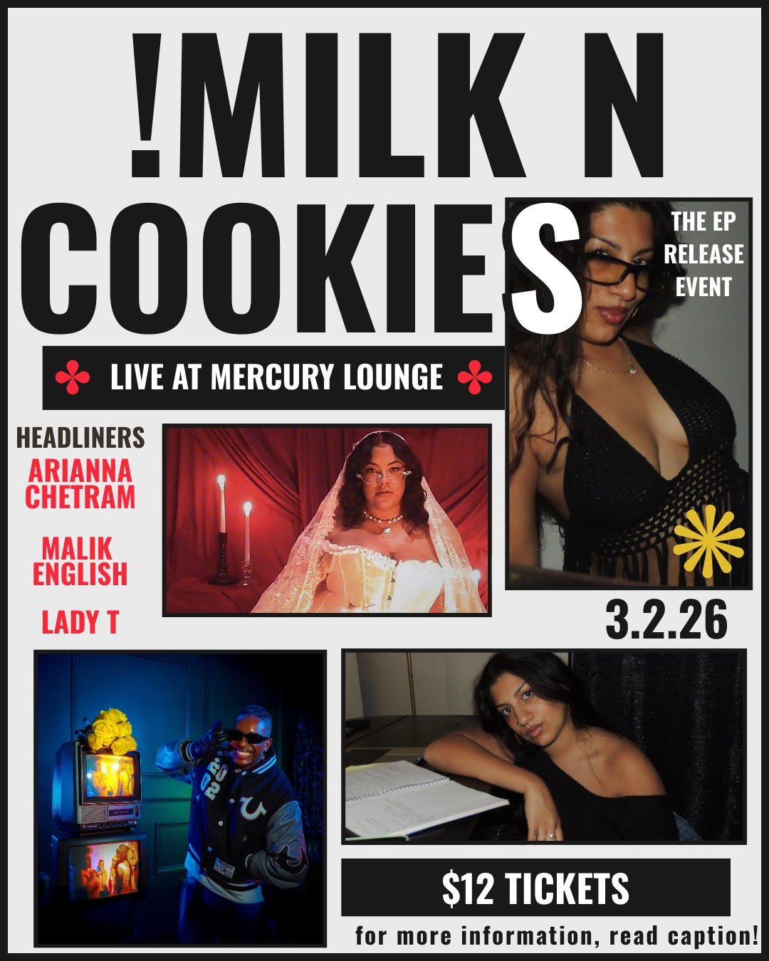 Arianna Chetram, Malik English, lady t | Event Image