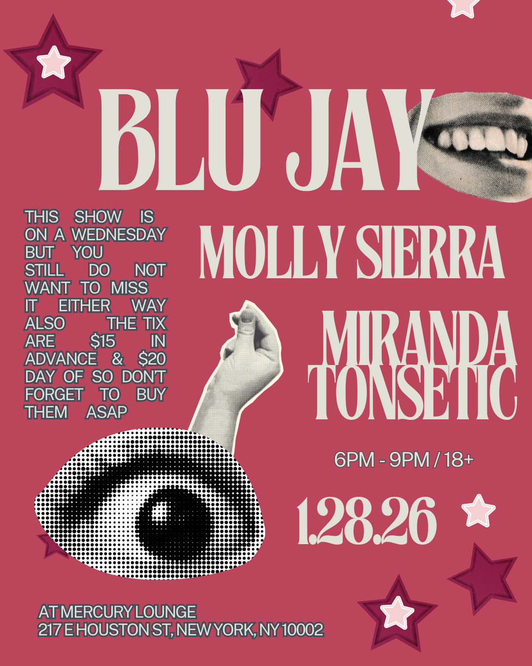 Blu Jay, Miranda Tonsetic, Molly Sierra | Event Image