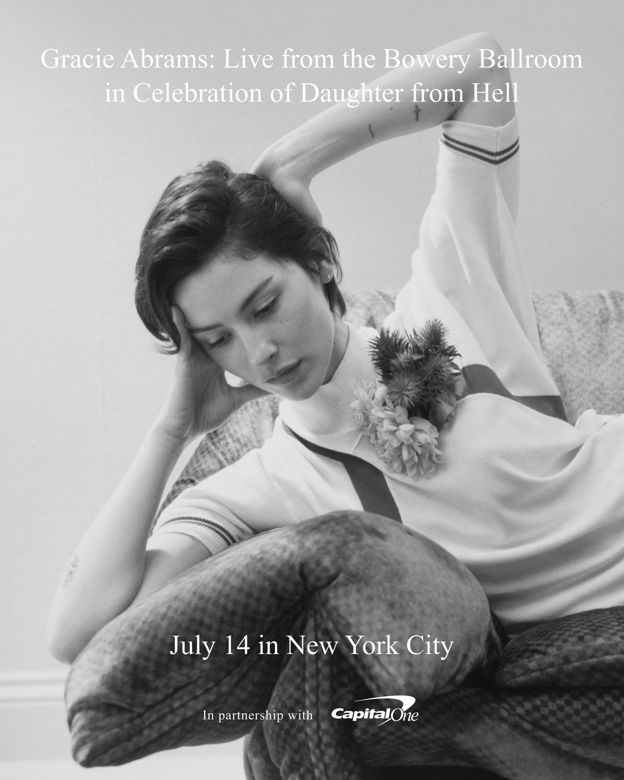 Gracie Abrams: Live from Bowery Ballroom in Celebration of Daughter from Hell | Event Image